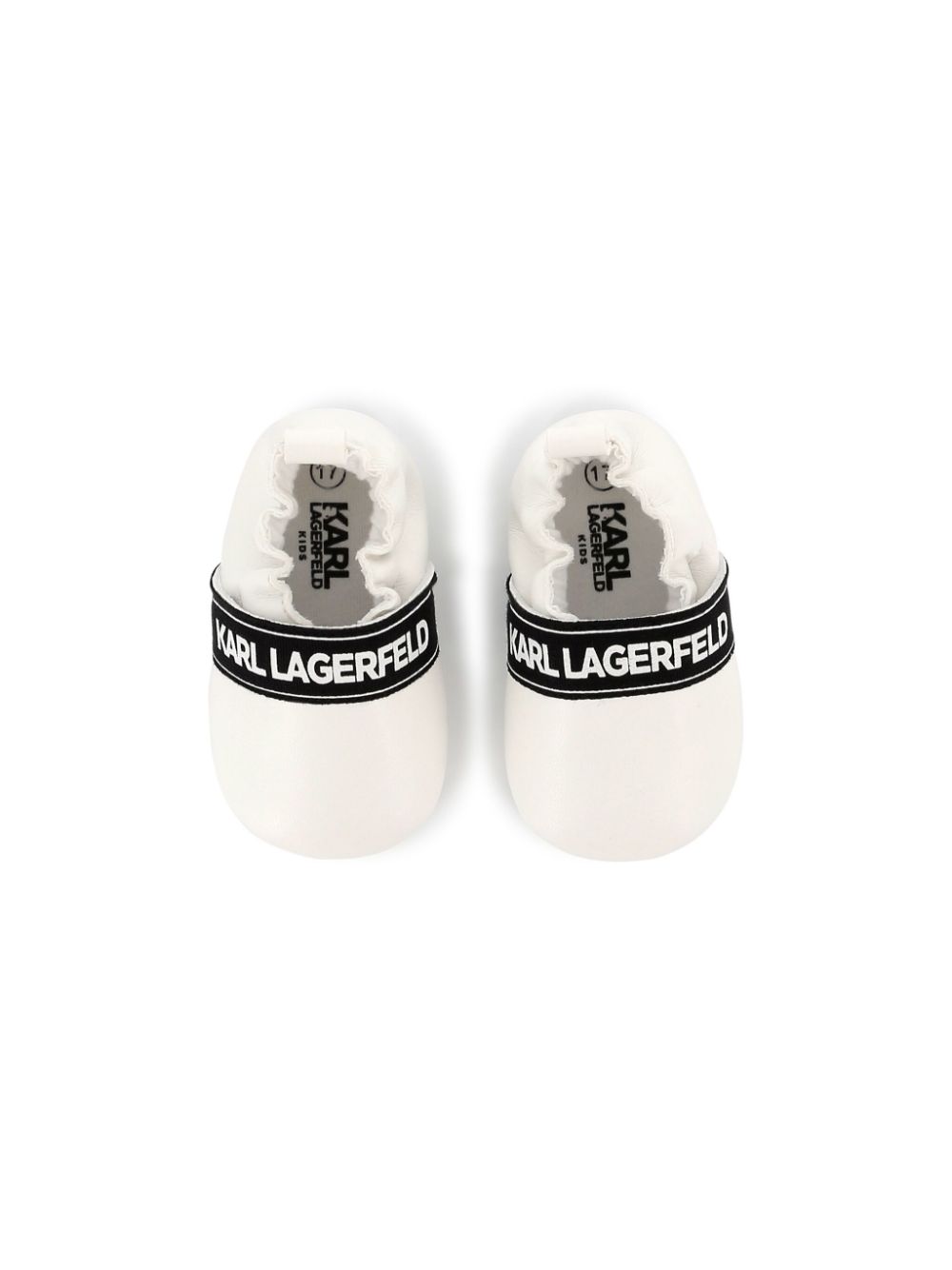 Karl Lagerfeld Kids logo-print slippers Wit