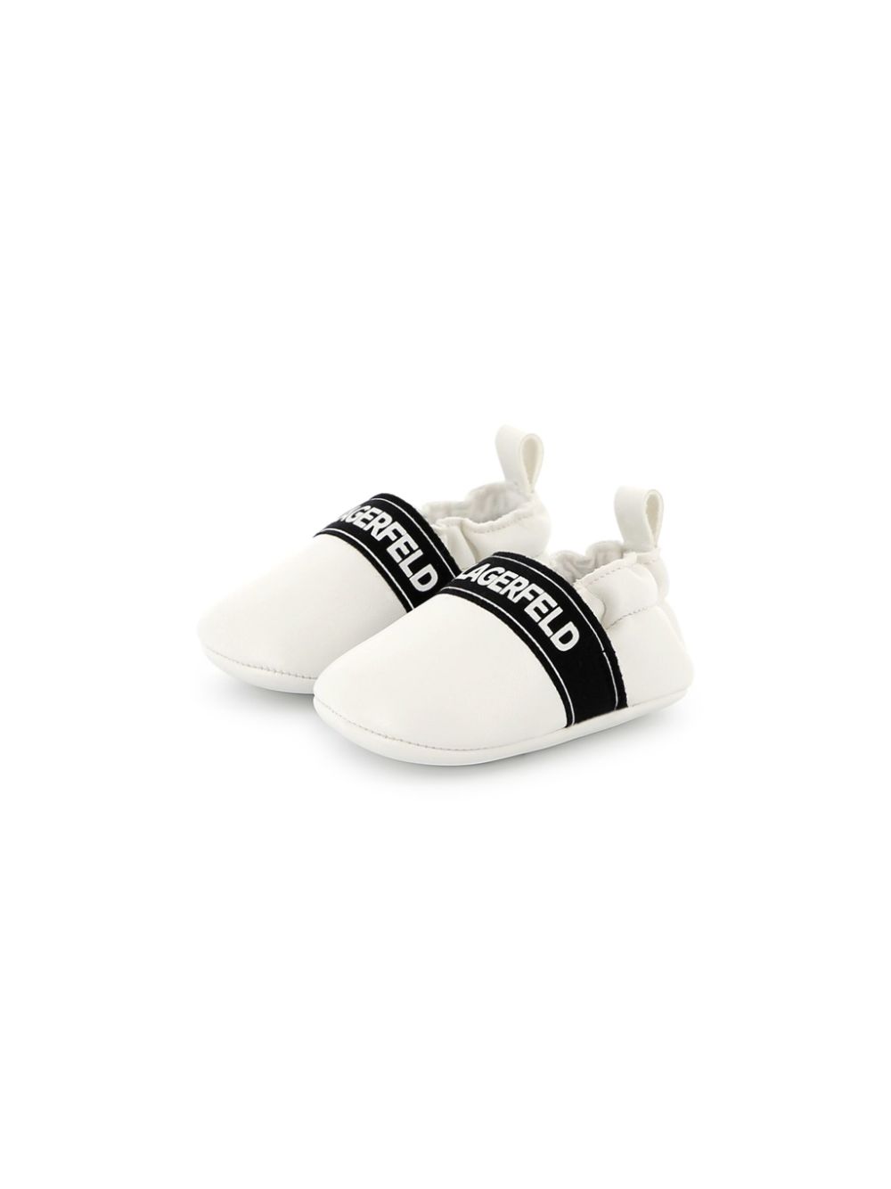 Karl Lagerfeld Kids logo-print slippers Wit