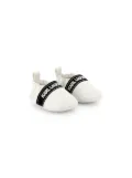 Karl Lagerfeld Kids logo-print slippers - White