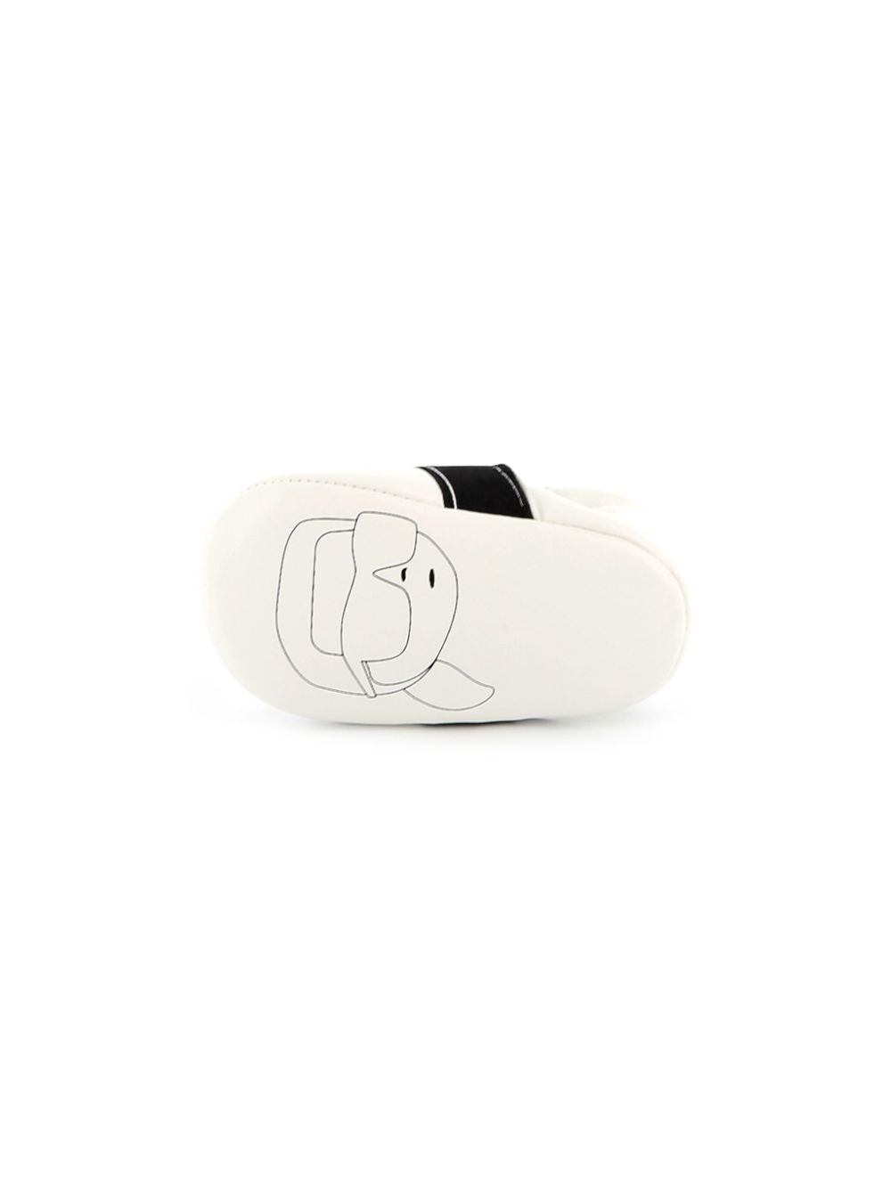 Karl Lagerfeld Kids logo-print slippers Wit