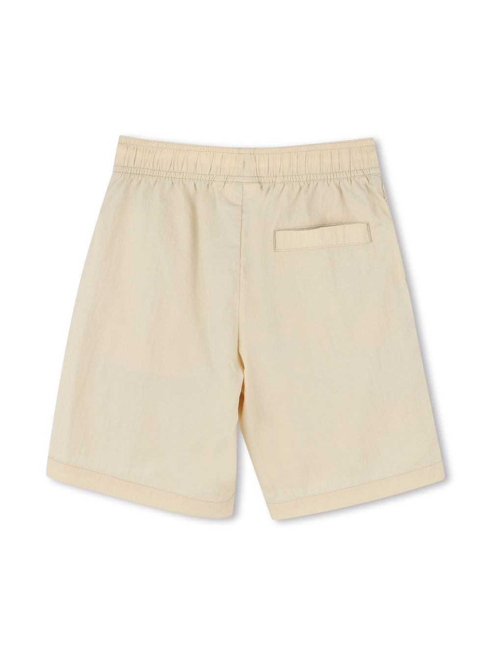 HUGO KIDS logo-embroidered shorts - Neutrals