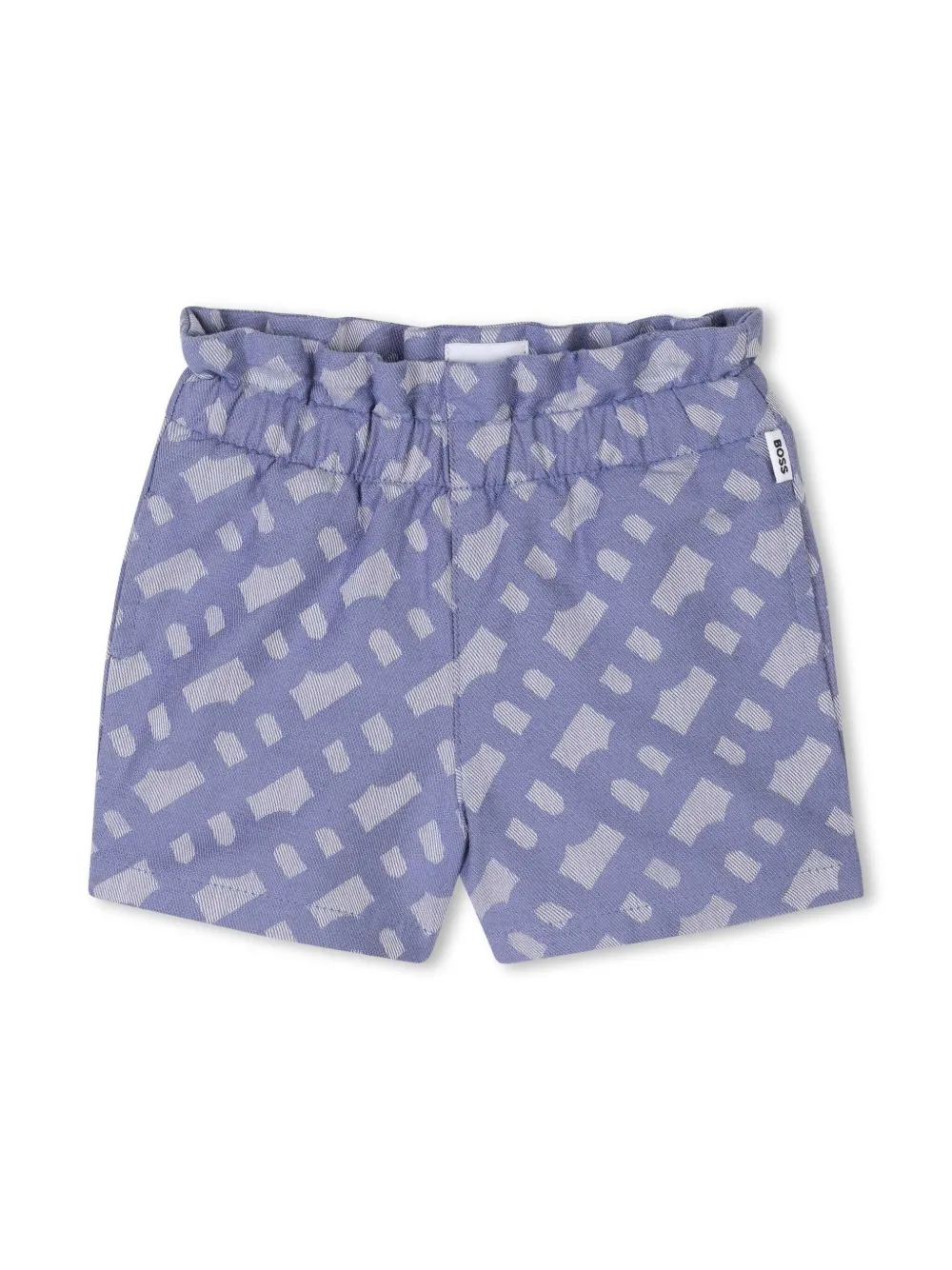 BOSS Kidswear Katoenen top en shorts Wit