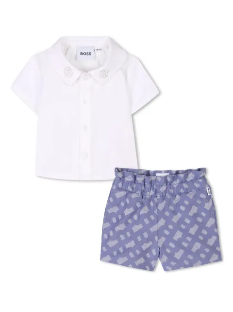 BOSS Kidswear set de shorts con volantes
