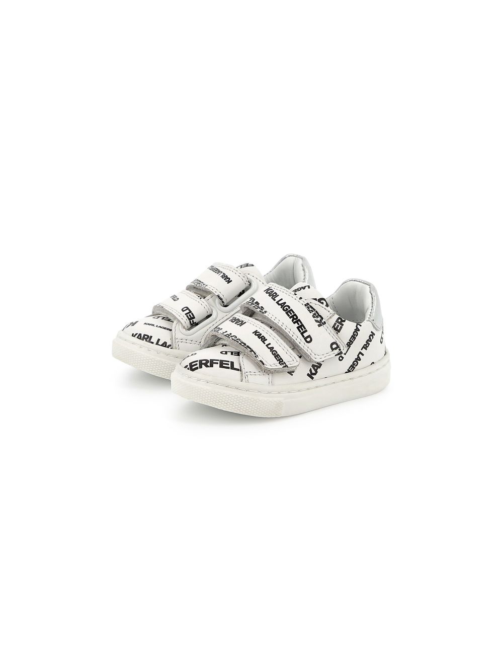 Karl Lagerfeld Kids logo-print sneakers - White