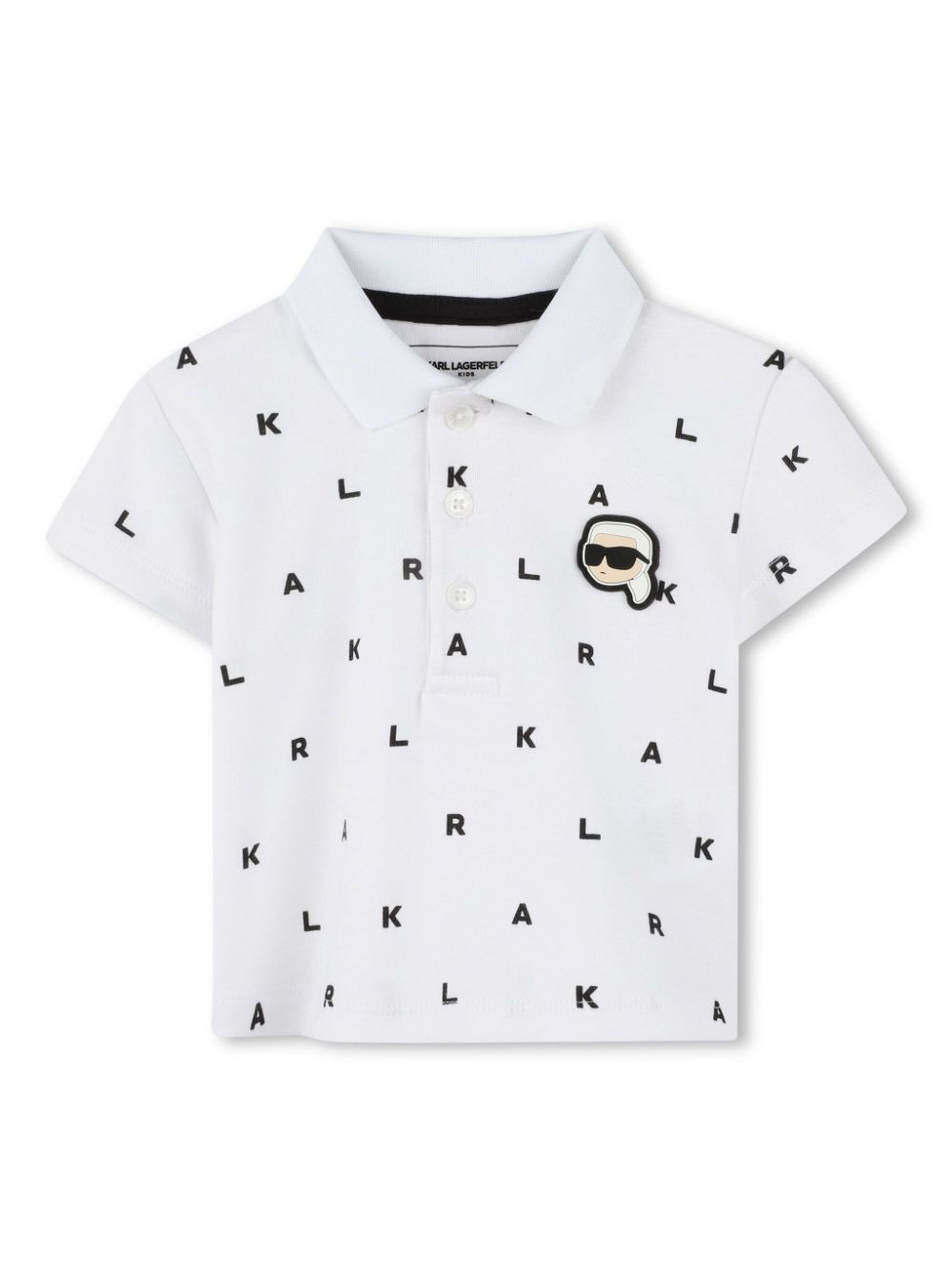 Karl Lagerfeld Kids Ikonik Karl-patch shorts set - Neutrals