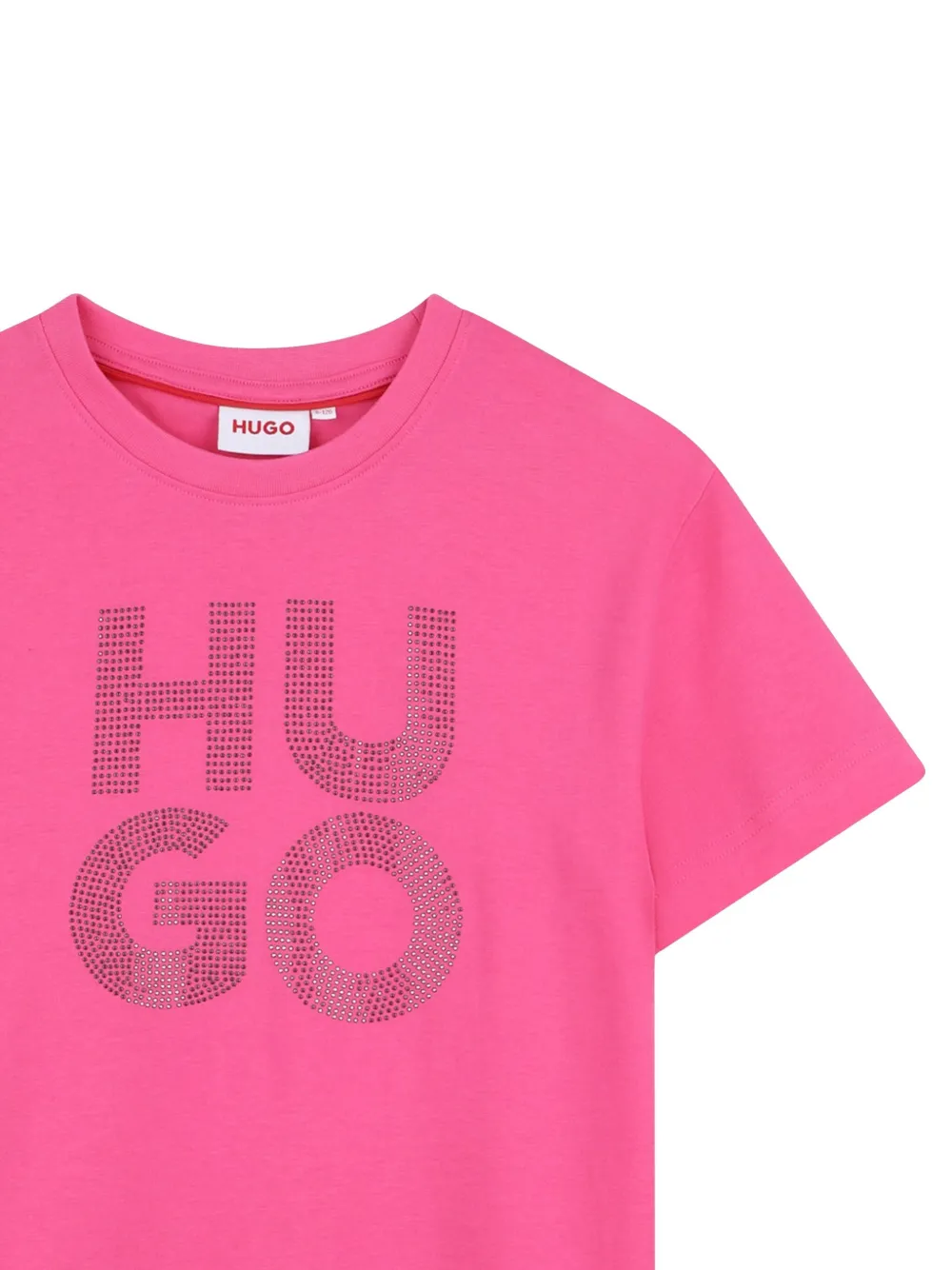 HUGO KIDS Jurk met logoprint Roze