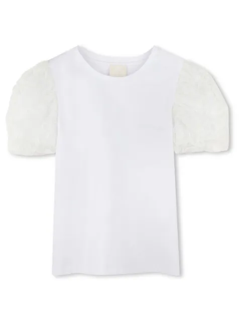 Givenchy Kids puff-sleeve cotton T-shirt
