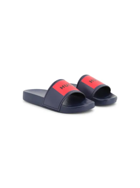 HUGO KIDS flip flops con logo estampado
