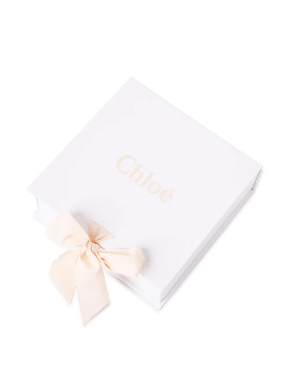Chloé Kids Pyjama en muts met logoprint Wit