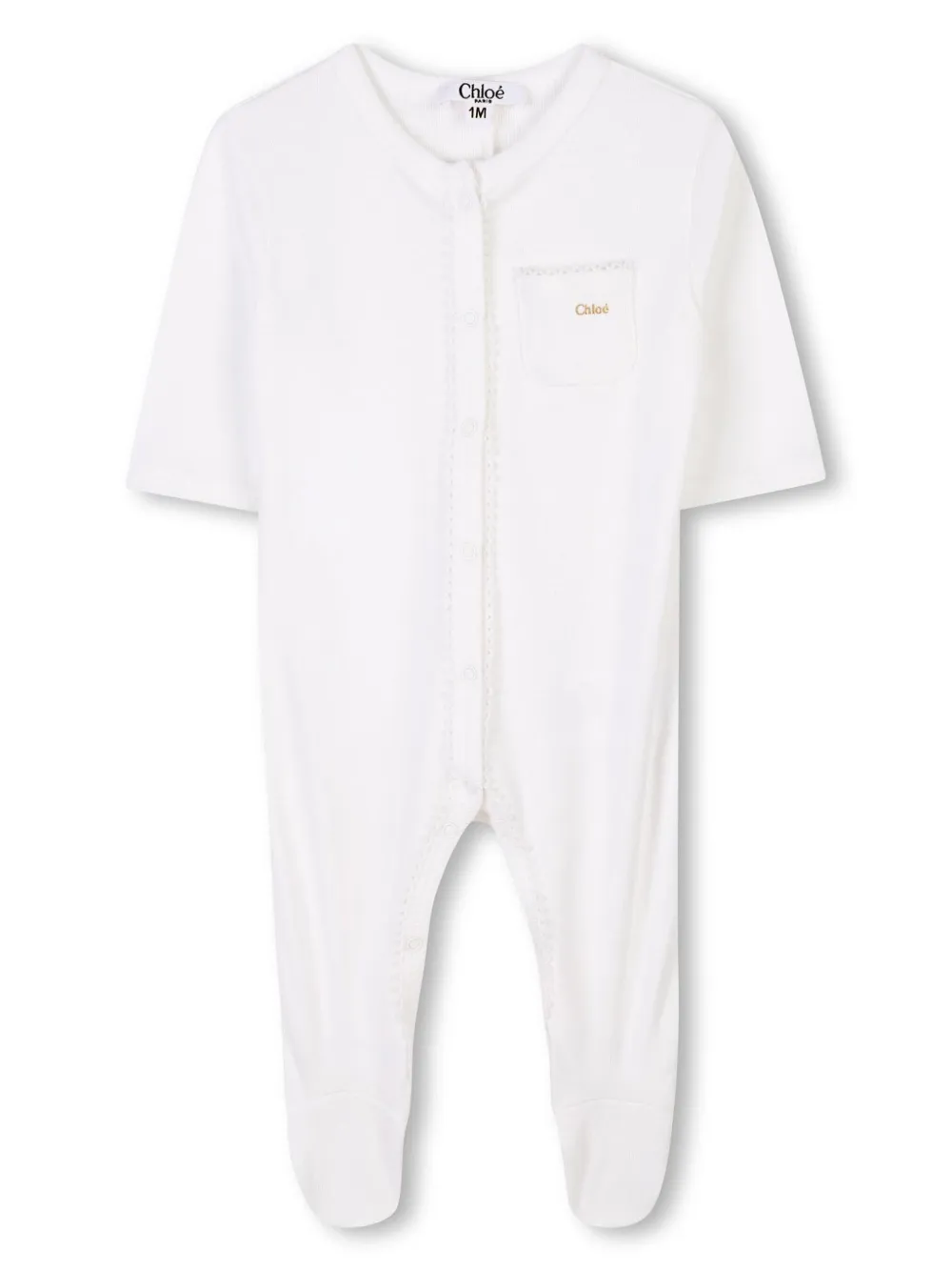 Image 1 of Chloé Kids Pijama com estampa de logo