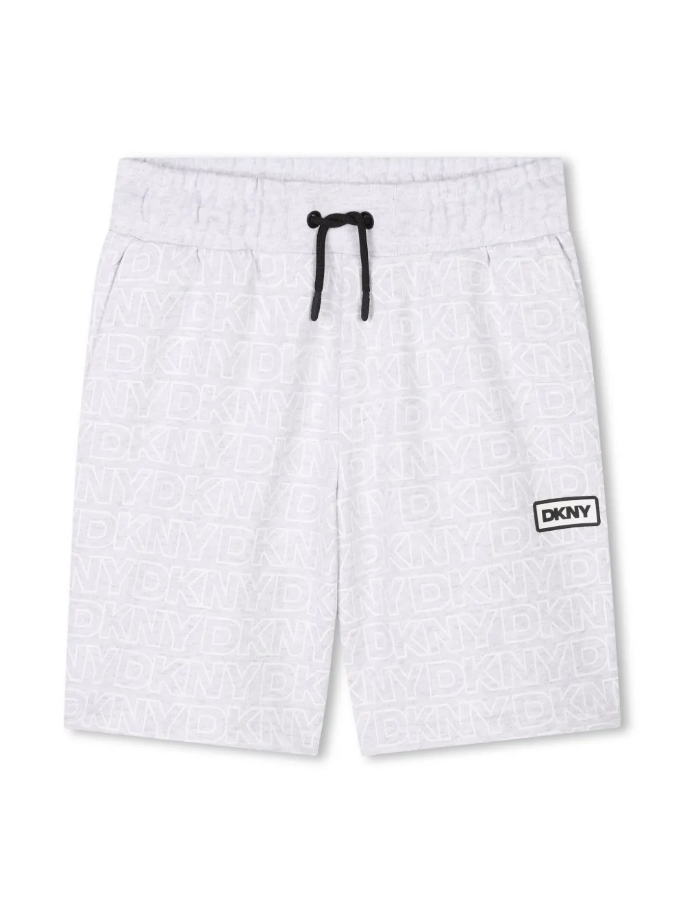 Dkny Kids Katoenen T-shirt en shorts Grijs
