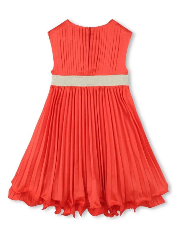 open lace back dress Tweed Dress With Pleated Hem | Dresses & Jumpsuits
