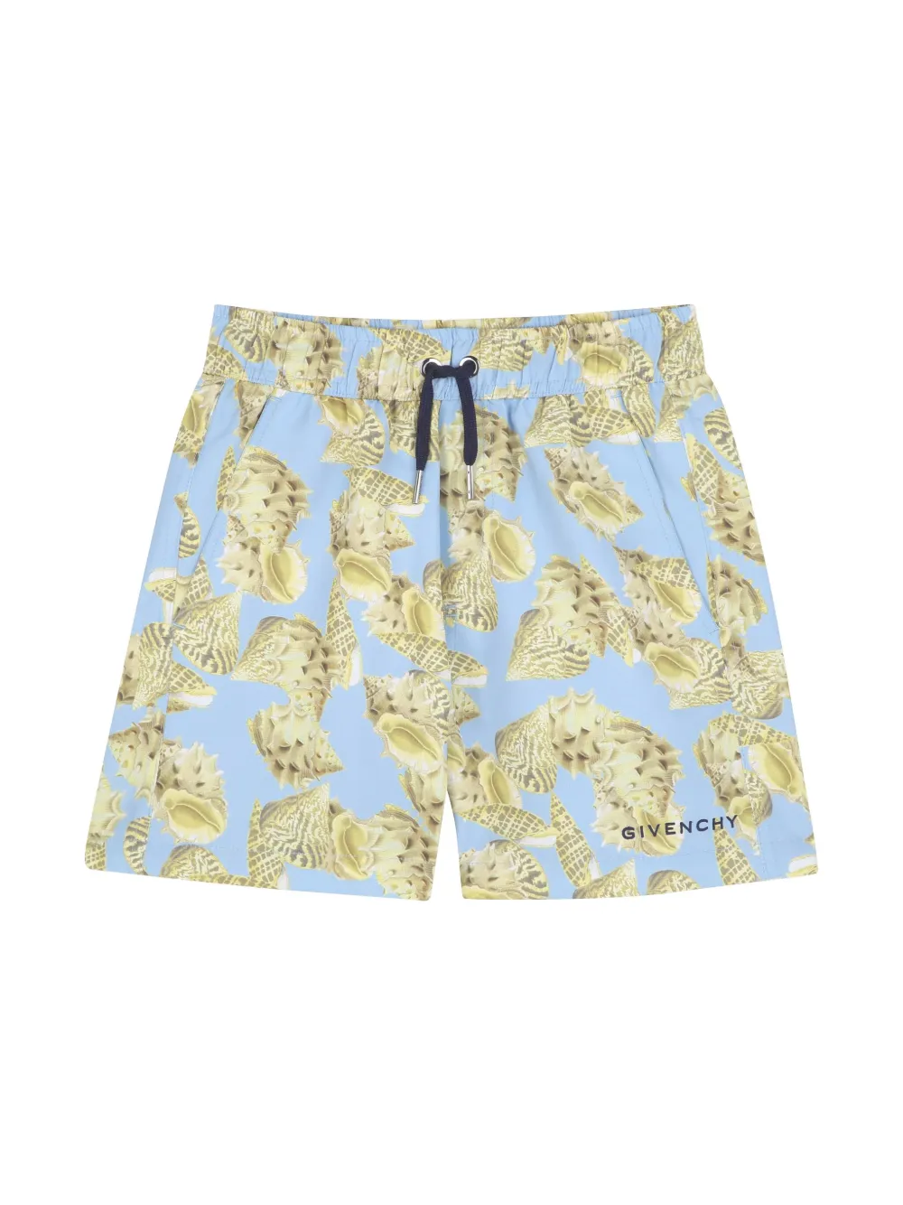 Givenchy Logo-print Swim Shorts In Blue