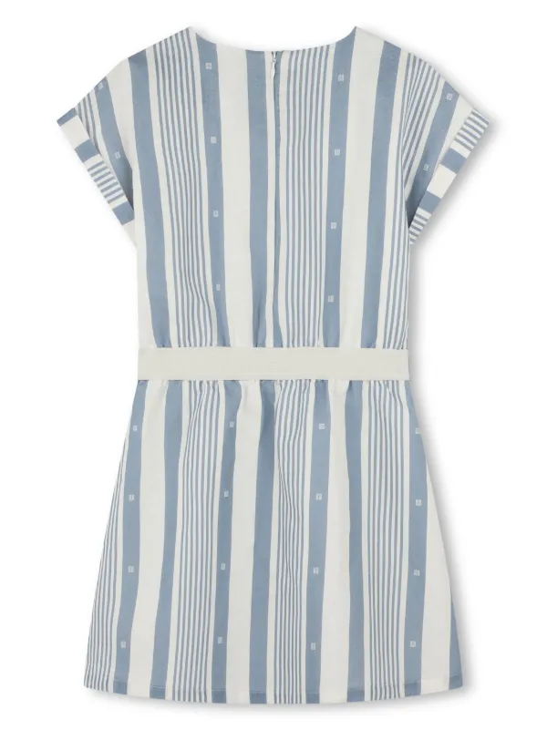 Givenchy Kids ストライプ ワンピース | ブルー | FARFETCH JP