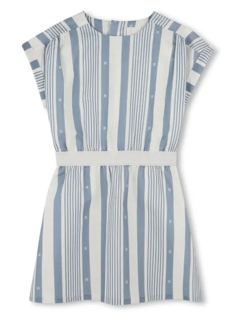 Givenchy Kids Vestido listrado com cós elástico