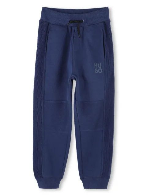 HUGO KIDS pantalones con logo estampado