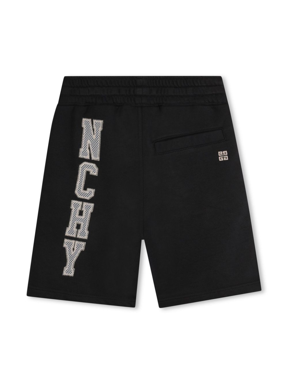 Givenchy Kids logo-embroidered shorts - Zwart