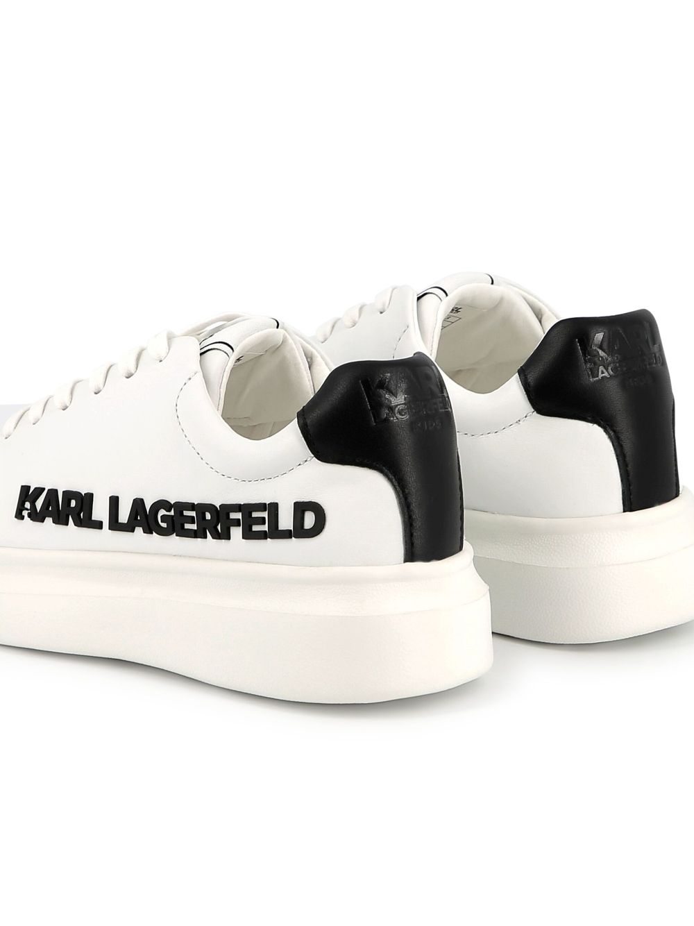 Karl Lagerfeld Kids logo-appliqué sneakers - White