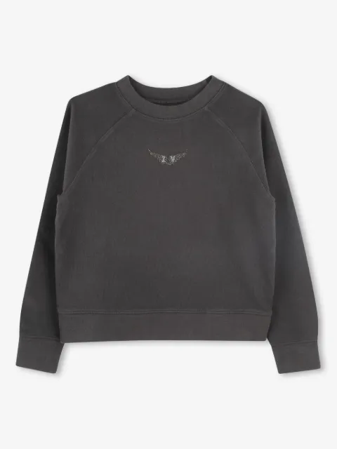 Zadig & Voltaire Kids sudadera con aplique