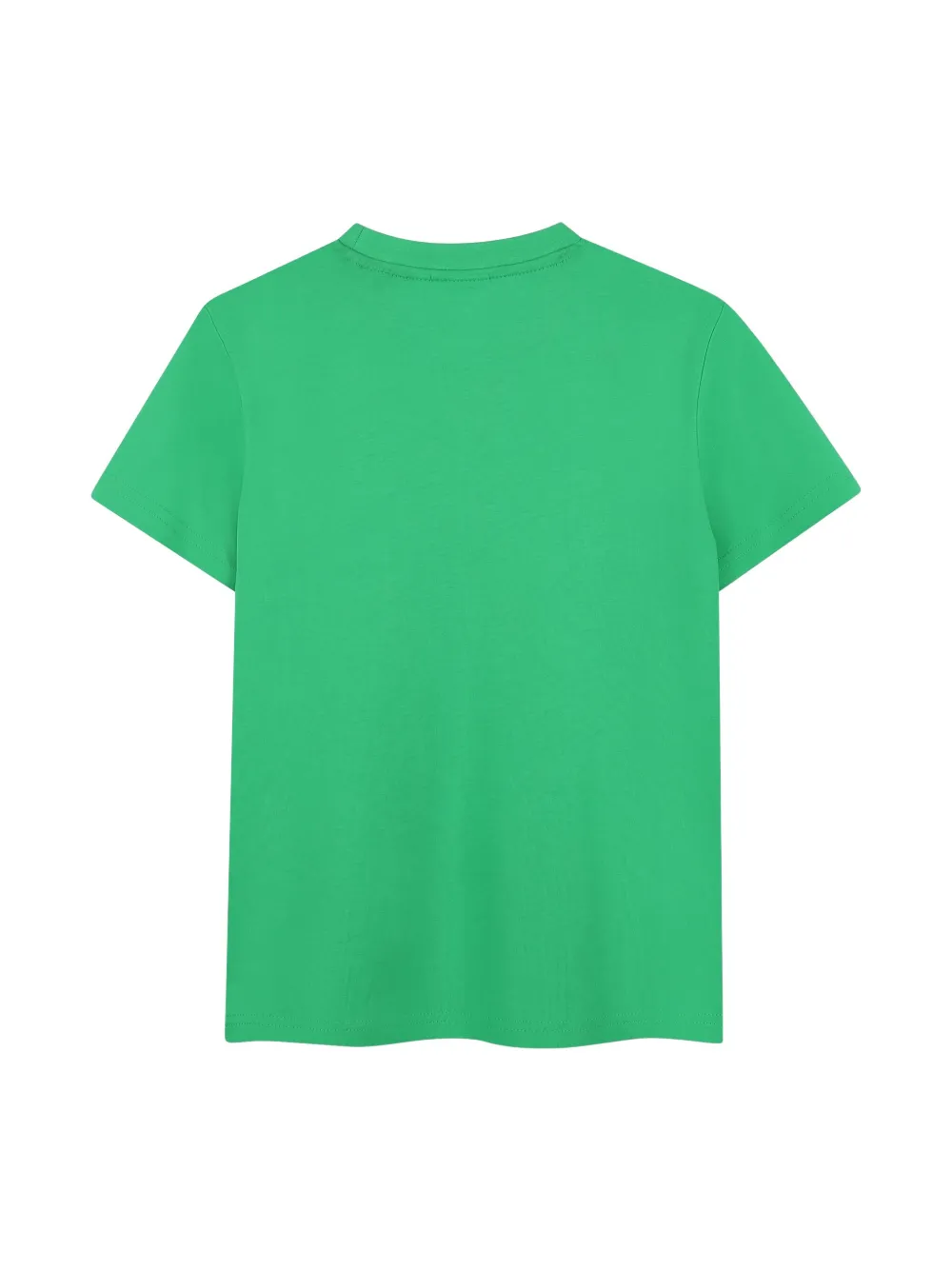 HUGO KIDS Katoenen T-shirt met logo-reliëf - Groen