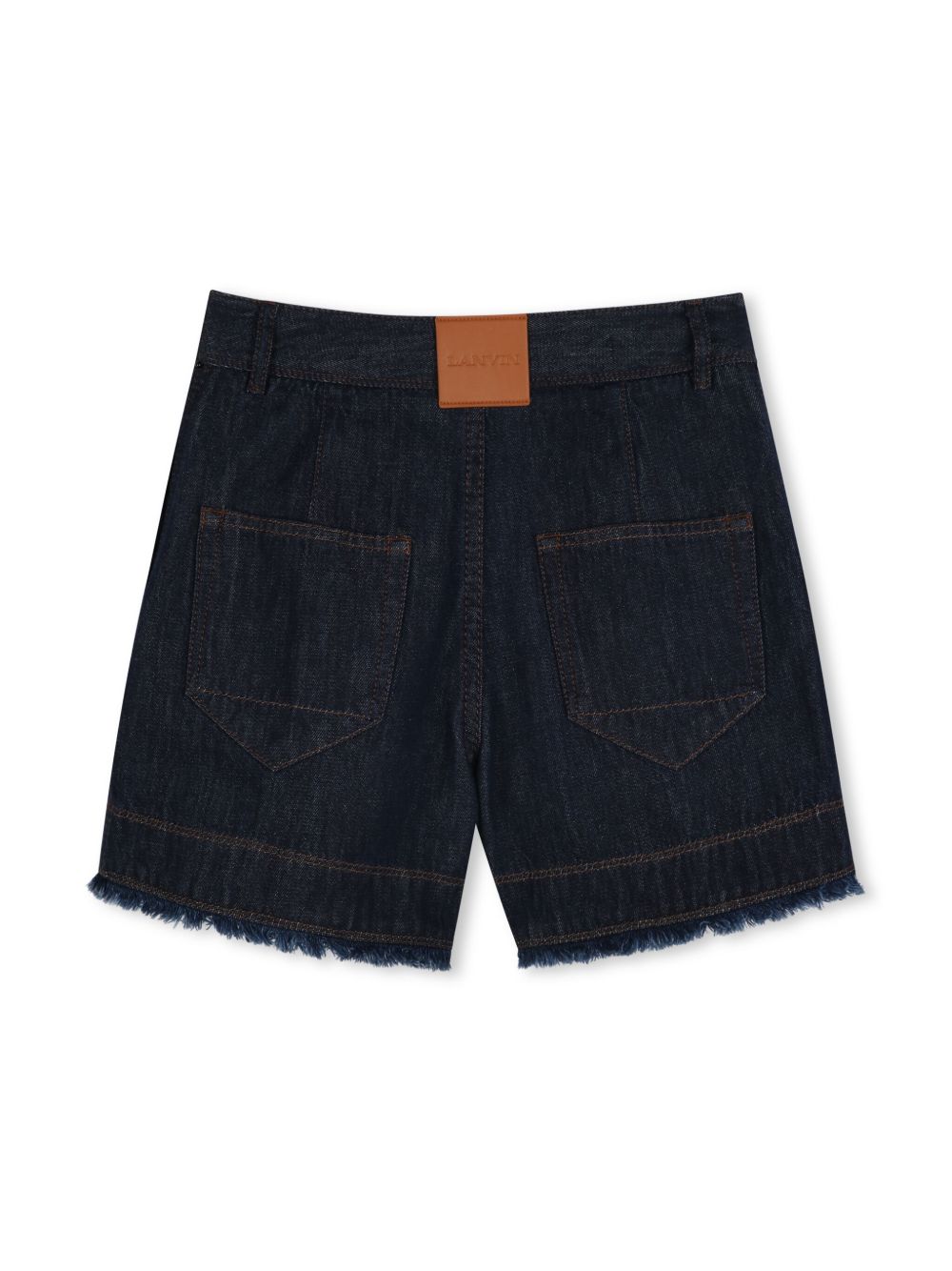 Lanvin Enfant Shorts met geborduurd logo - Blauw