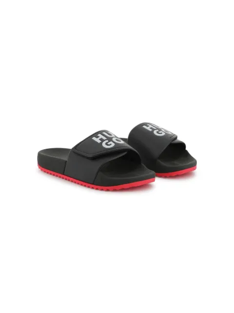 HUGO KIDS flip flops con logo estampado