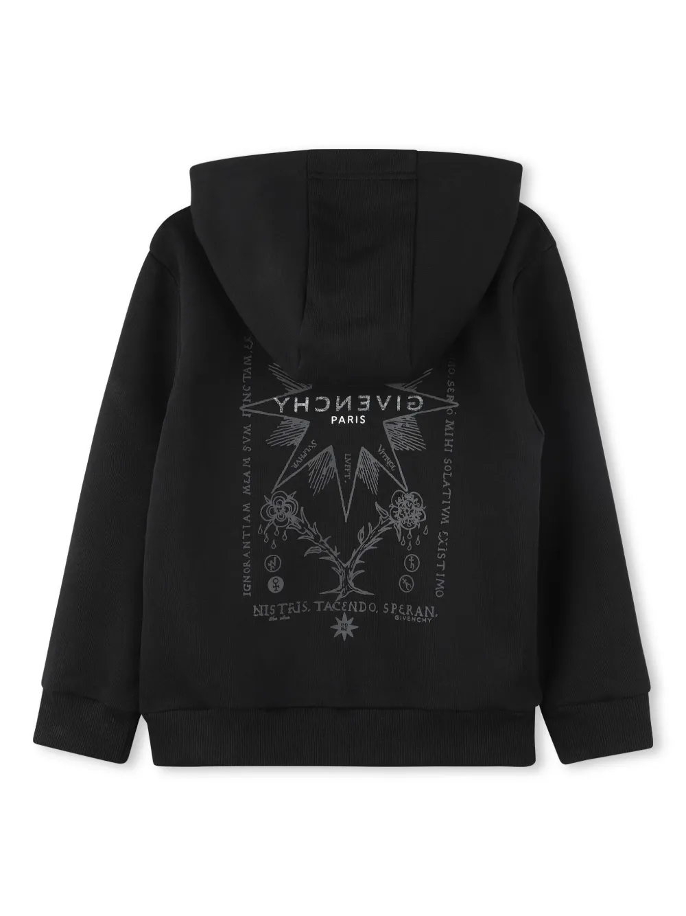 Givenchy Kids Moletom de algodão com capuz e logo | Moletons com capuz e logo | Image 2