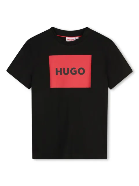 HUGO KIDS logo-print T-shirt