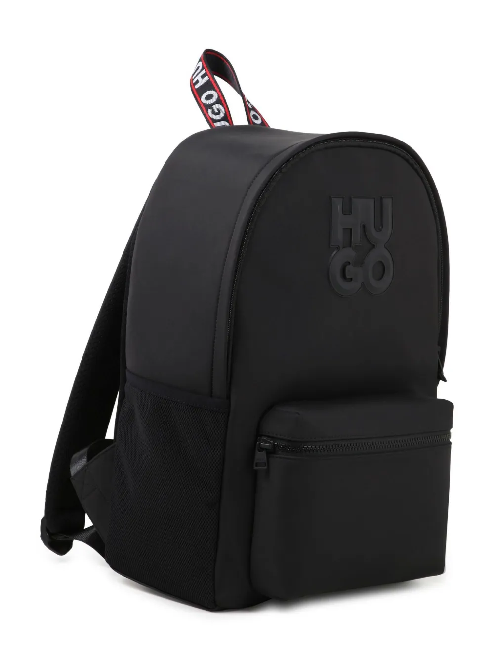 HUGO KIDS Rugzak met 3D-logo Zwart