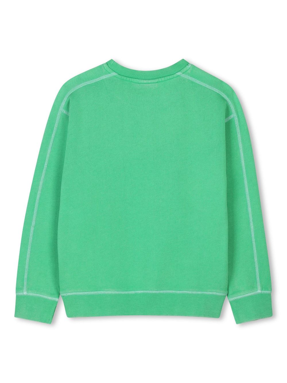 HUGO KIDS Sweater met logo-reliëf - Groen