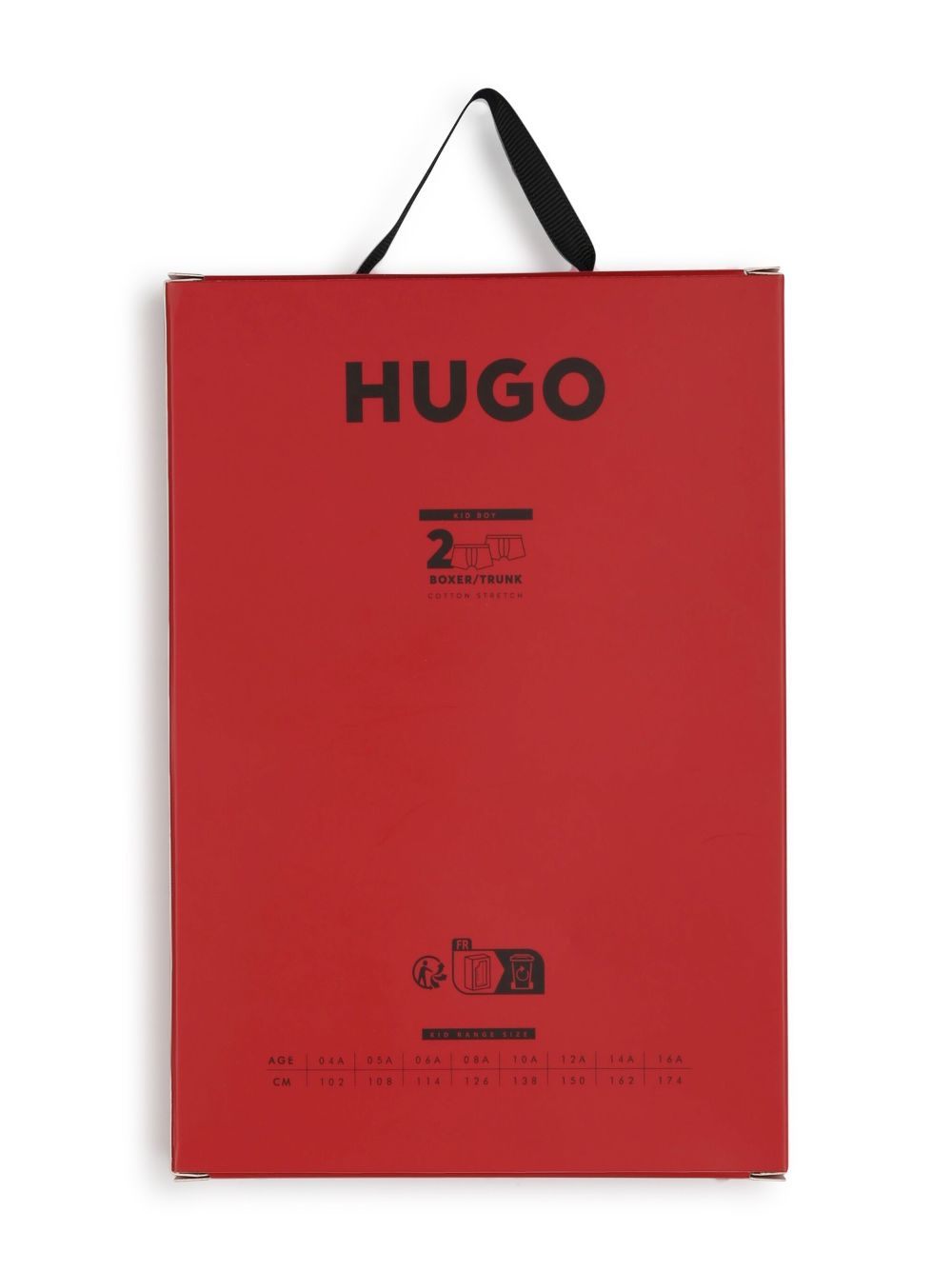 HUGO KIDS Boxershorts van stretch-katoen Zwart