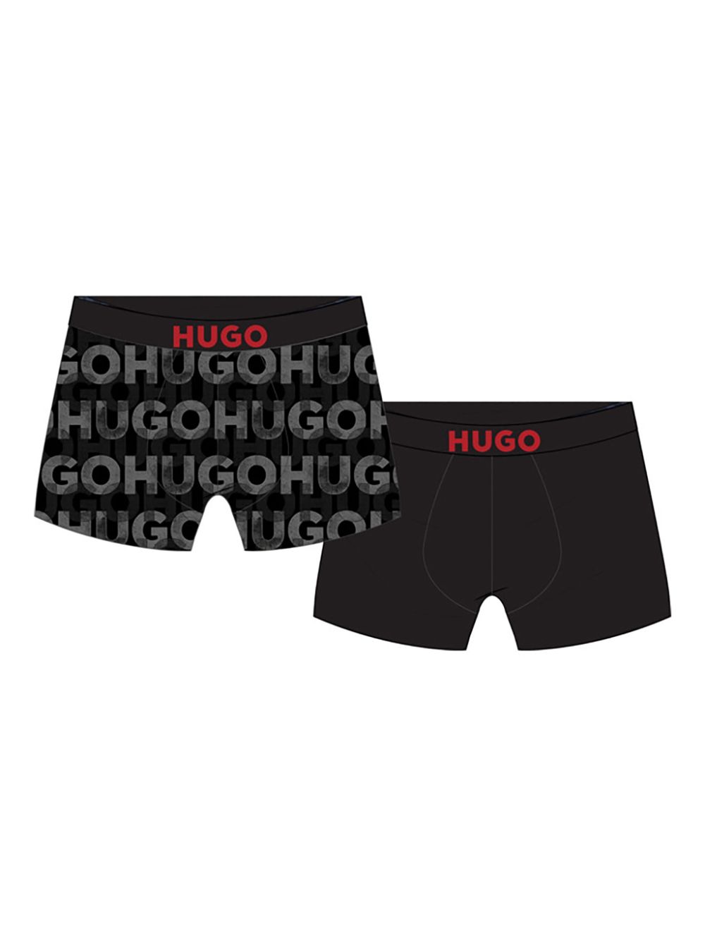 HUGO KIDS Boxershorts van stretch-katoen Zwart