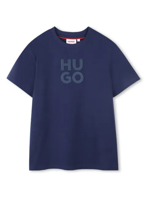HUGO KIDS logo-print cotton t-shirt
