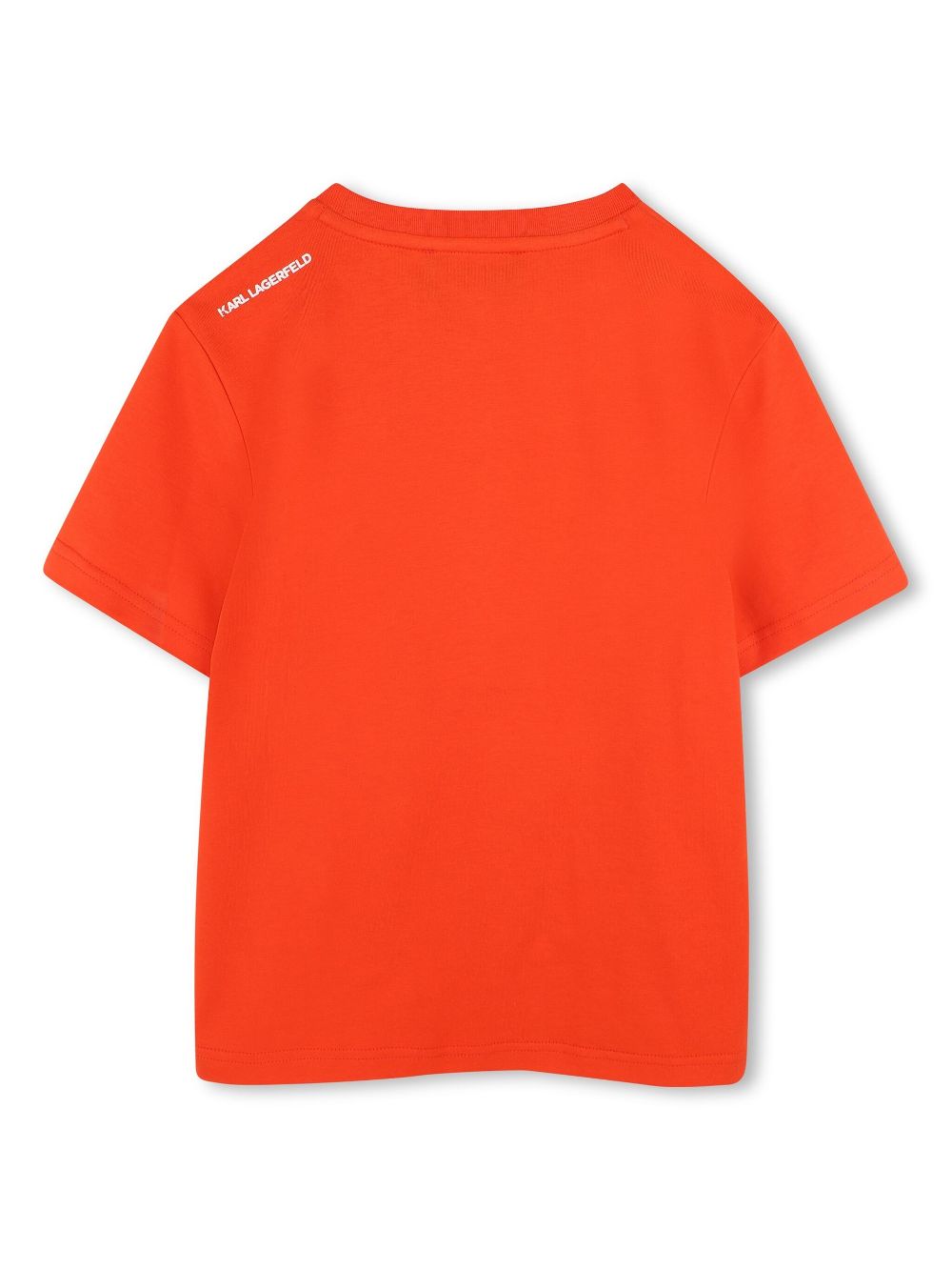 Karl Lagerfeld Kids T-shirt met logoprint - Oranje