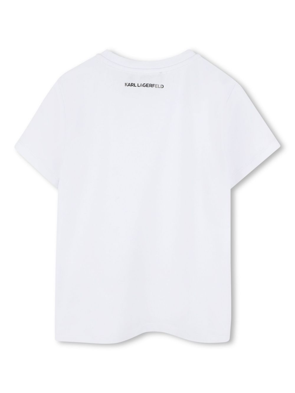 Karl Lagerfeld Kids T-shirt met logoprint - Wit