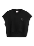 HUGO KIDS logo-embellished T-shirt - Black