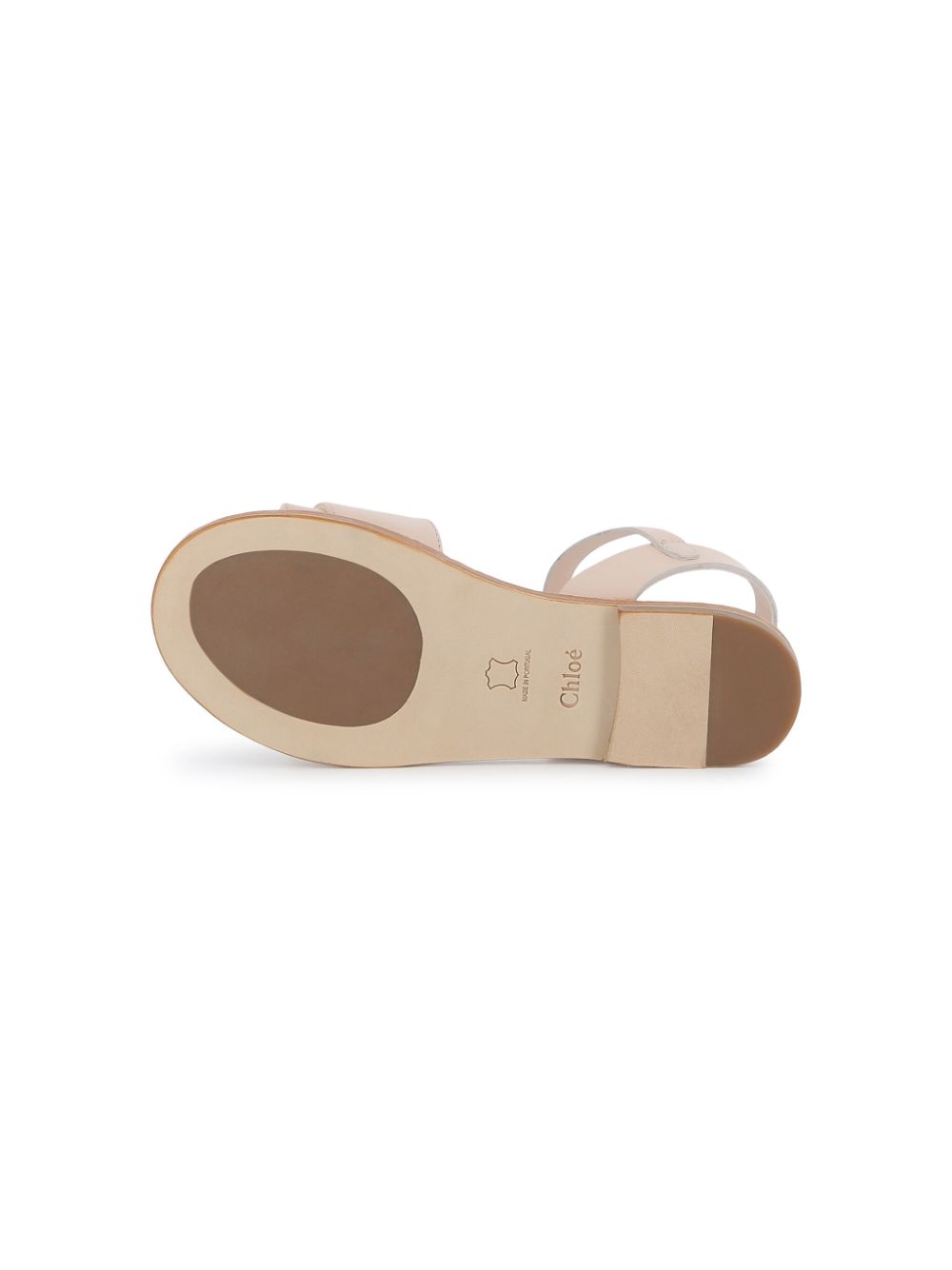 Chloé Kids logo-embroidered sandals Pink