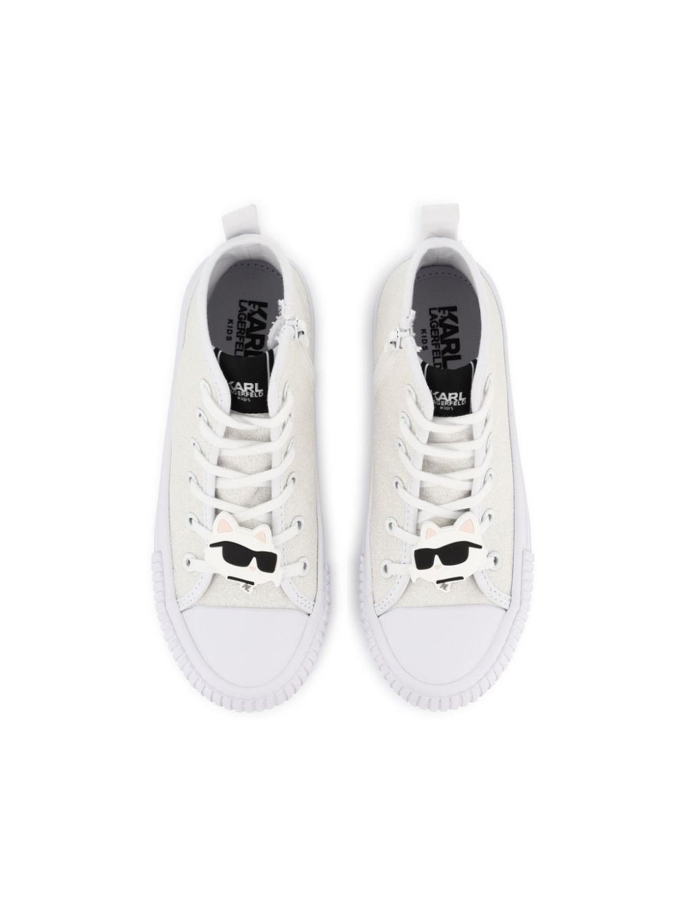 Karl Lagerfeld Kids Choupette-appliqué sneakers White