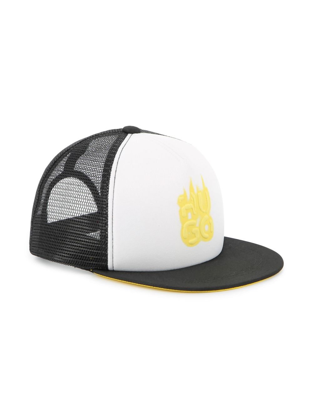 HUGO KIDS 3D-logo two-tone cap - White