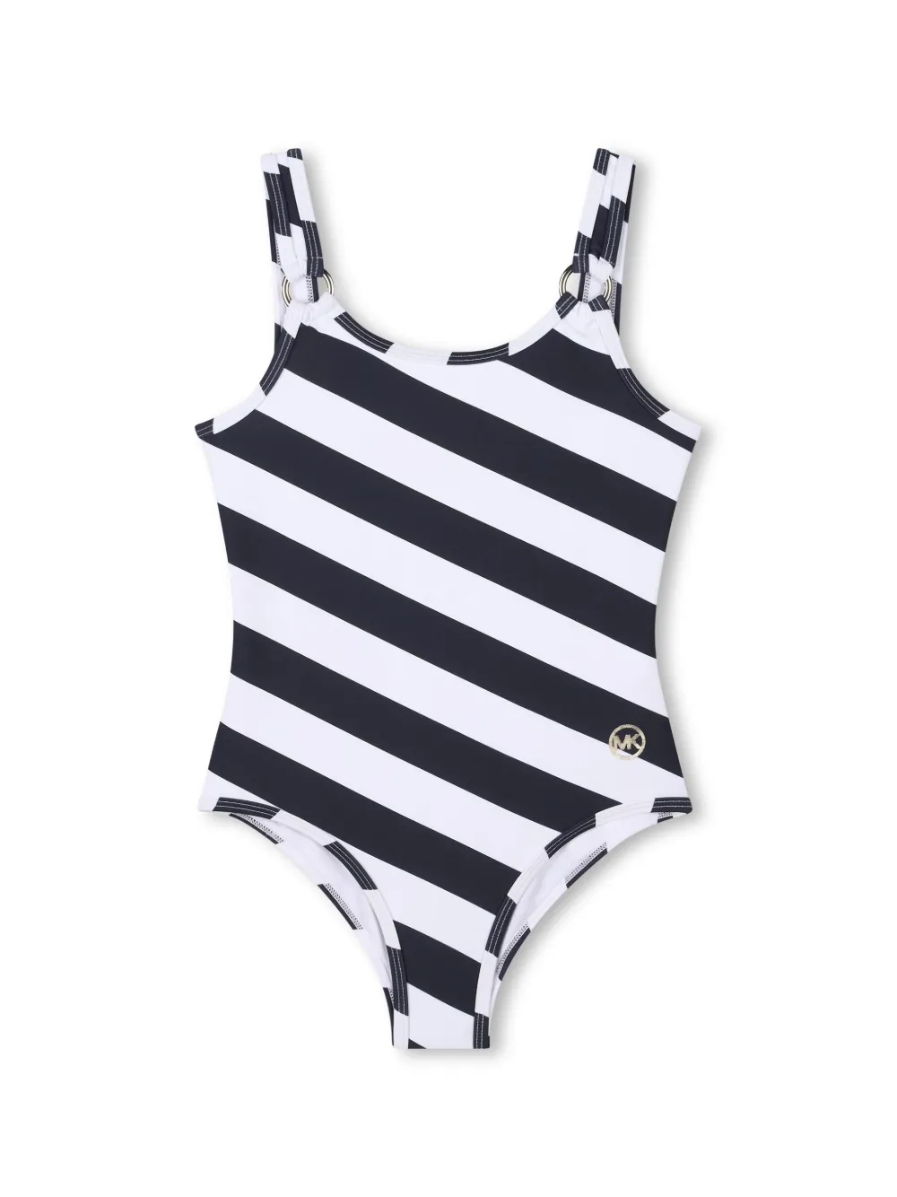 Michael Kors Kids Gestreept badpak Blauw