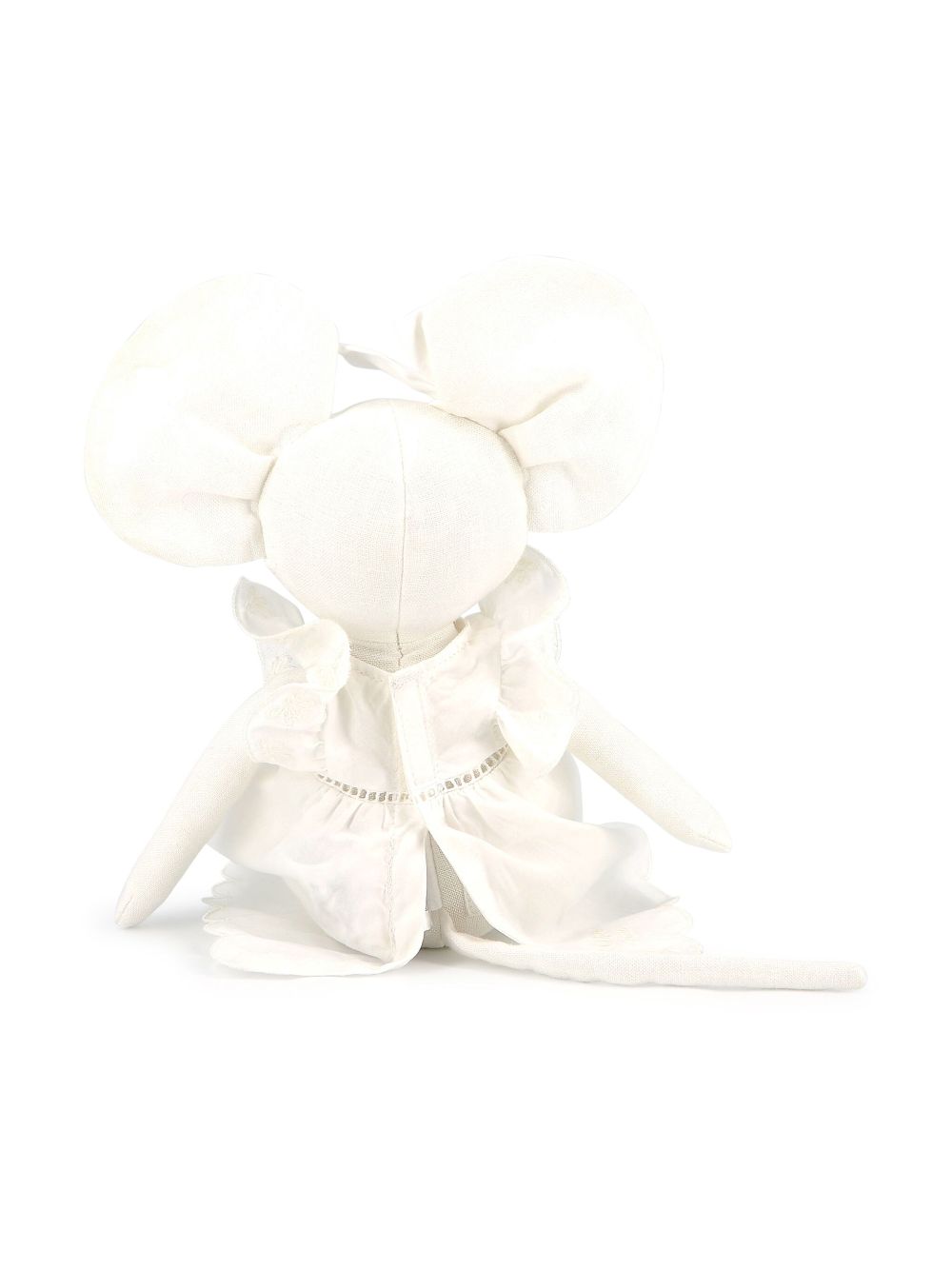 Chloé Kids ruffle-detailing soft toy - White