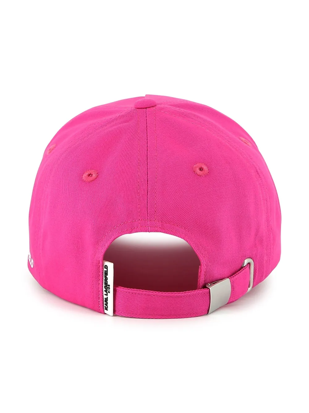 Karl Lagerfeld Kids Katoenen pet met logoprint Roze