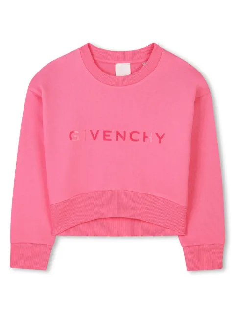 Givenchy Kids sudadera con logo estampado