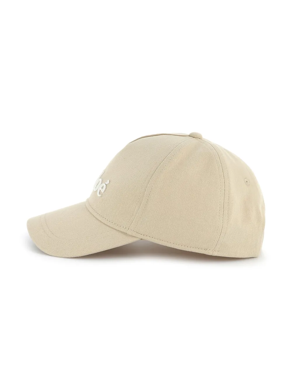 Chloé Kids Pet met geborduurd logo Beige