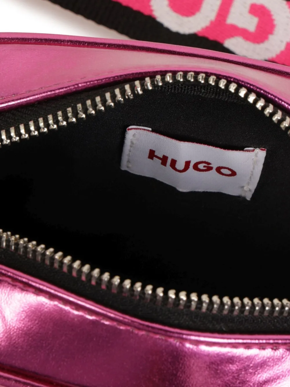 HUGO KIDS Schoudertas met logoprint Roze