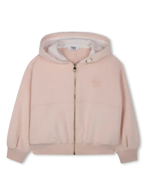 Chloé Kids zip-up hoodie