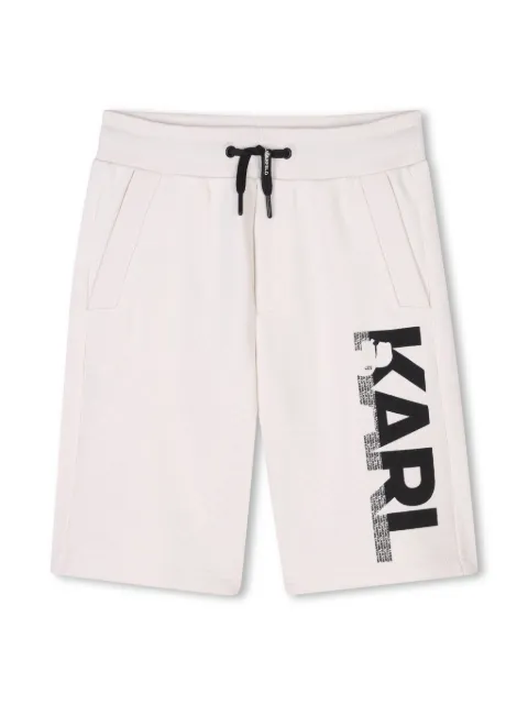 Karl Lagerfeld Kids شورت رياضي بطبعة شعار الماركة