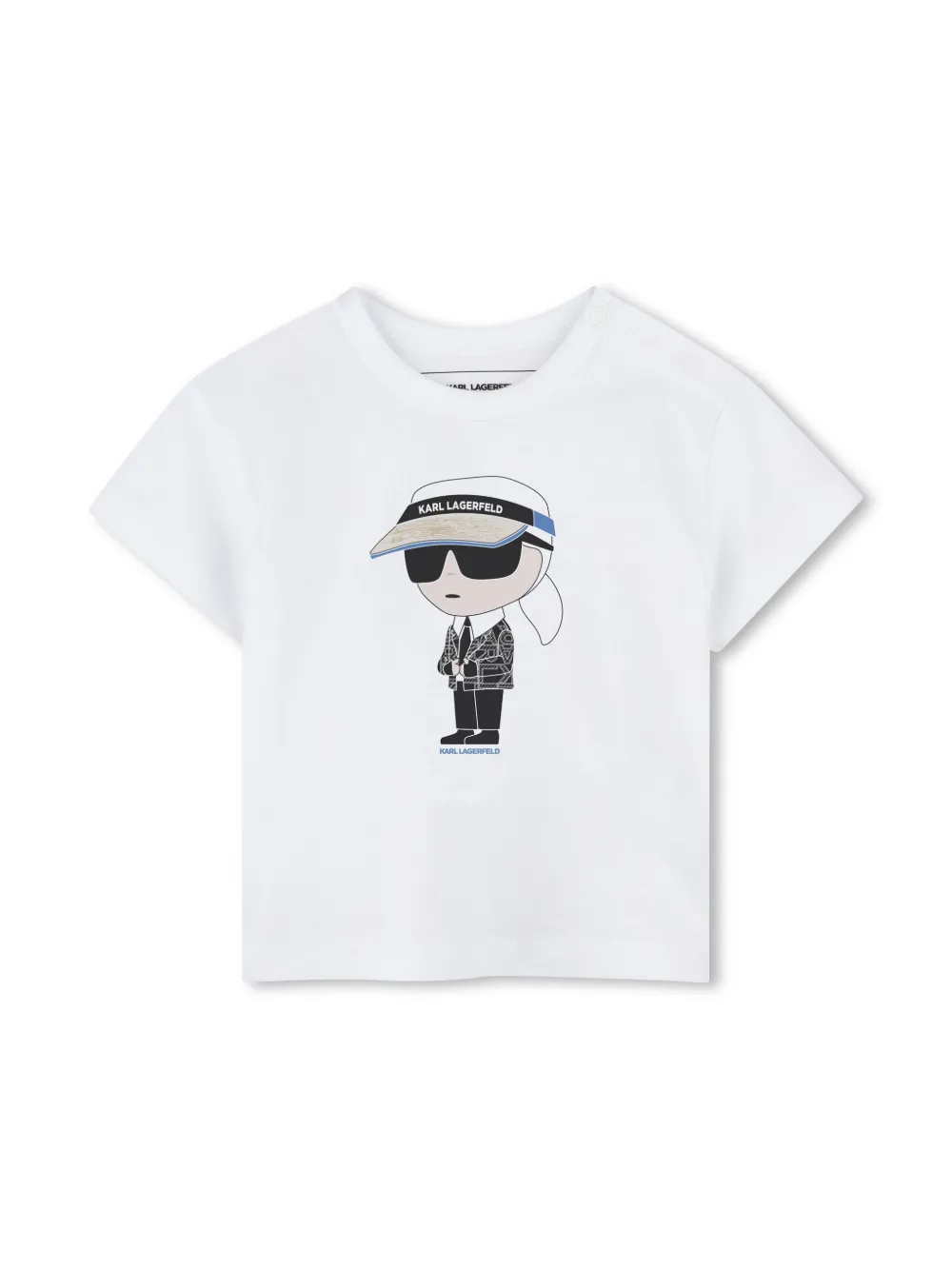 Karl Lagerfeld Kids Ikonik Karl T-shirt en shorts Zwart