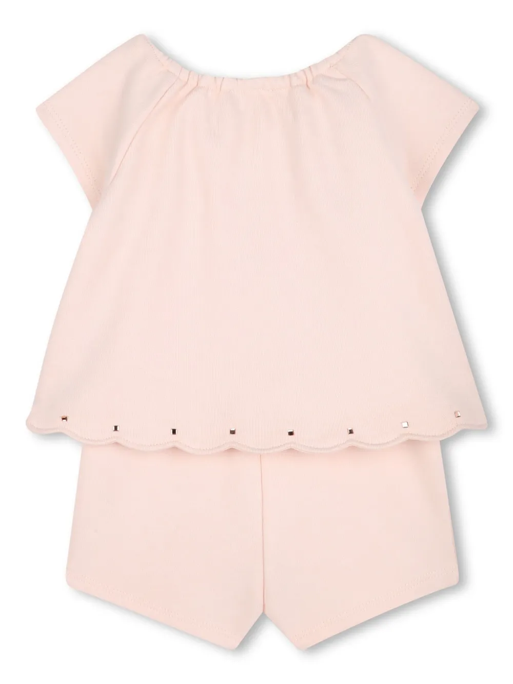 Chloé Kids Overall van biologisch katoen - Roze