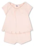 Chloé Kids organic cotton overall - Pink